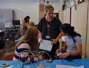 Design Instructor With Students