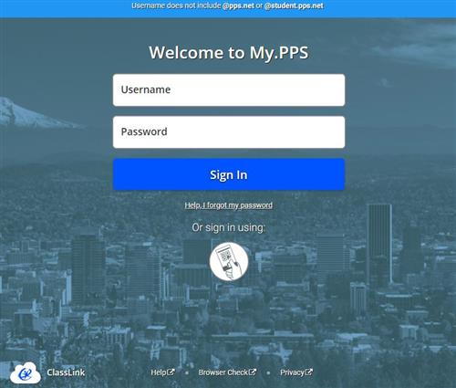 MYPPS LoginPage