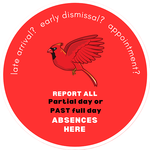 Report an absence using the linked form.