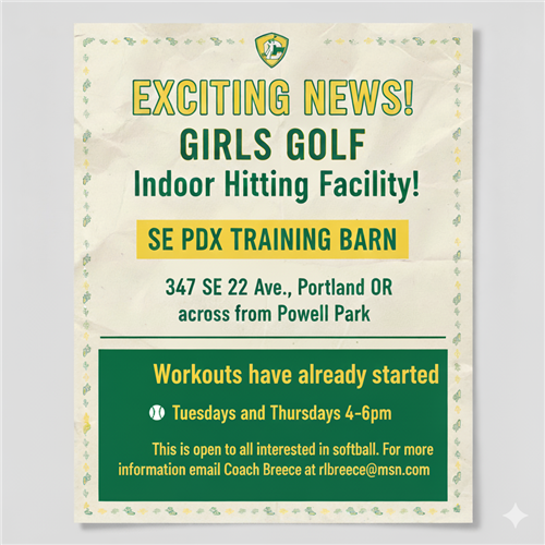 Softball Informational Flyer