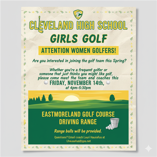 Girls Golf Informational Meeting