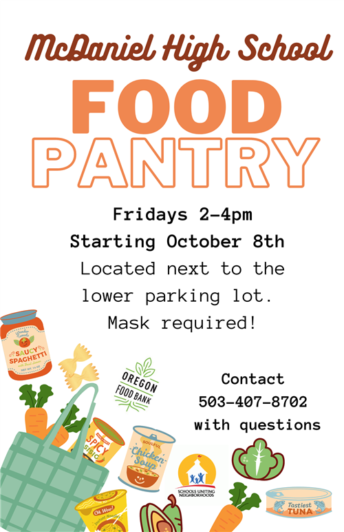 Food Pantry flyer