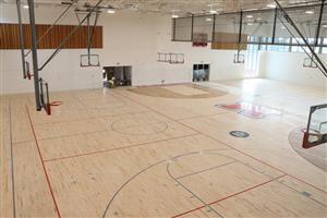 Finished Main gym floor