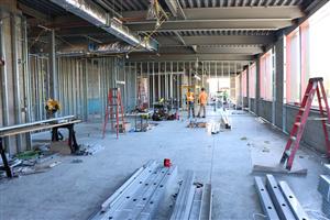 interior framing on the 2nd floor