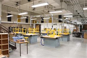 3,250 sq. ft. Construction Technology CTE space on the first floor