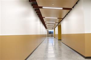 Hallway on the 2nd floor of the phase 4 building