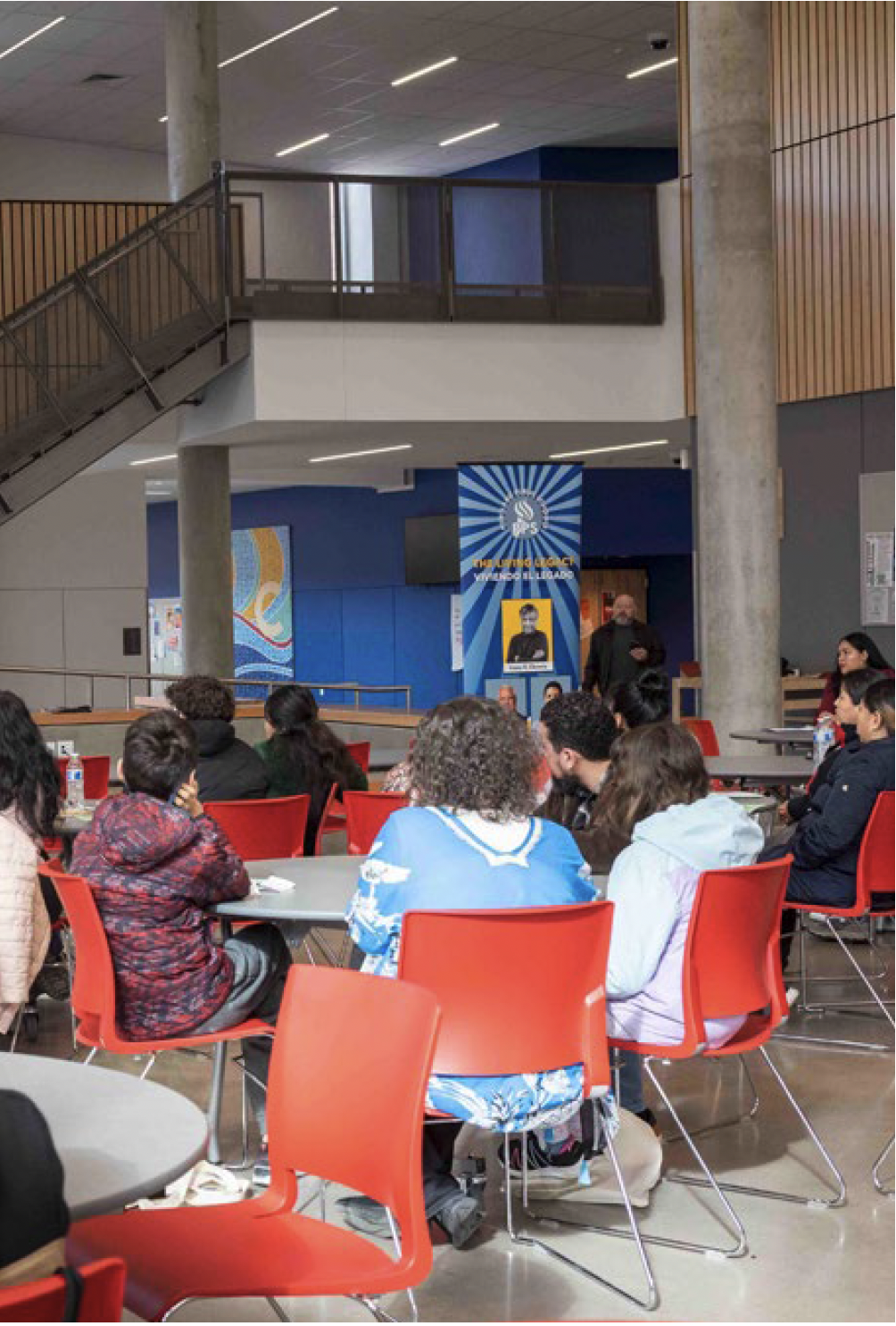 Students at presentation