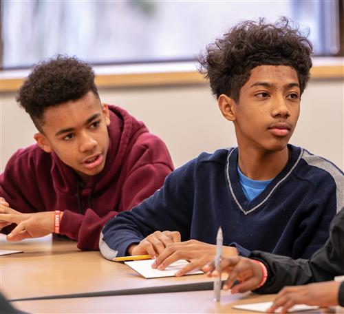 Students in classroom